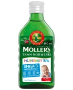 Moller's Mój Pierwszy Tran Norweski, powyżej 4 tygodnia, 250 ml