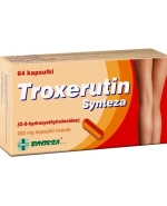Troxerutin Synteza 200 mg, 64 kapsułki twarde