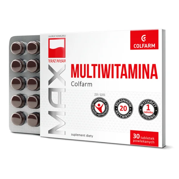 Max Multiwitamina, 30 tabletek powlekanych