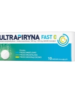 Ultrapiryna Fast C 500 mg + 250 mg, 10 tabletek musujących