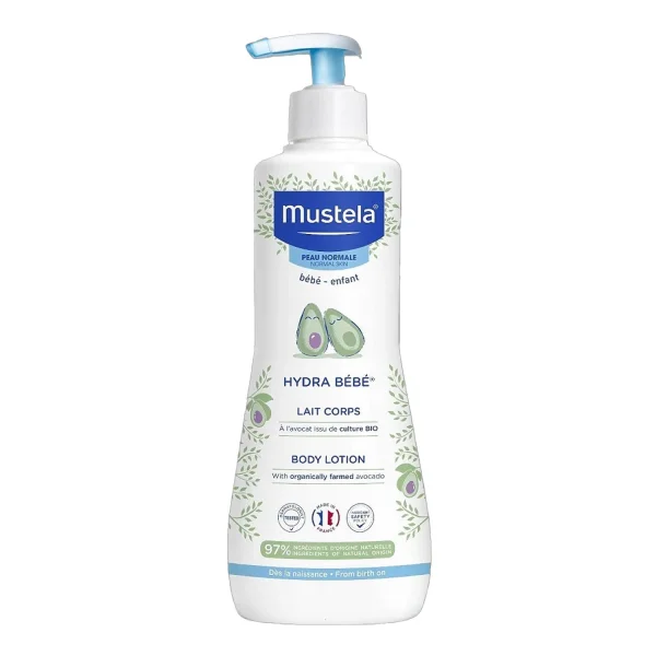 Mustela Bebe Enfant Hydra Bebe, mleczko do ciała, od urodzenia, 300 ml