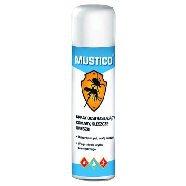 Mustico, spray odstraszający komary, kleszcze i meszki, z DEET, 100 ml