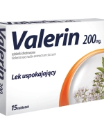 Valerin 200 mg, 15 tabletek drażowanych