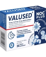 Valused Noc Plus 154 mg + 34,75 mg + 20 mg, 30 tabletek powlekanych