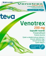 Venotrex 200 mg, 64 kapsułki twarde