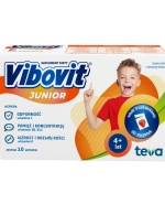 Vibovit Junior, 4-12 lat, smak truskawkowy, 30 saszetek