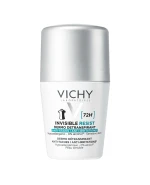 Vichy Invisible Resist, antyperspirant roll-on, przeciw śladom na ubraniach, 50 ml