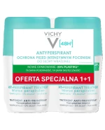 Vichy, antyperspirant roll-on, kuracja przeciw nadmiernemu poceniu, 48 h, 2 x 50 ml