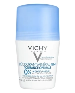 Vichy Optimal Tolerance, dezodorant mineralny roll-on 48h, 50 ml