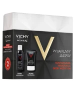 Zestaw Vichy Homme Sensi Shave, łagodna pianka do golenia przeciw podrażnieniom, 200 ml + kojący balsam po goleniu do skóry wrażliwej, 50 ml