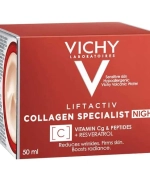 Vichy Liftactiv Collagen Specialist, krem przeciwstarzeniowy na noc, 50 ml