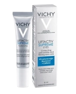 Vichy Liftactiv Supreme, przeciwzmarszczkowa pielegnacja liftingująca pod oczy, 15 ml