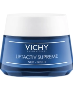 Vichy Liftactiv Nuit, kompleksowa, przeciwzmarszczkowa pielęgnacja ujędrniająca na noc, 50 ml
