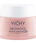 Vichy Neovadiol Rose Platinium, różany krem do twarzy rewitalizująco-ujędrniający do skóry dojrzałej na noc, 50 ml