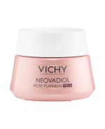 Vichy Neovadiol Rose Platinium, różany krem wygładzający pod oczy do skóry dojrzałej, 15 ml