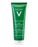 Vichy Normaderm Cleanser Scrub Mask, żel do mycia, peeling i maseczka oczyszczająca 3w1, 125 ml