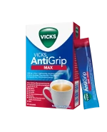 Vicks AntiGrip Max 1000 mg + 16 mg + 4 mg, granulat do sporządzania roztworu doustnego, 10 saszetek