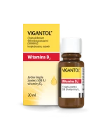 Vigantol 20 000IU, krople doustne, roztwór, 30 ml