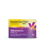 Vigantoletten Max, witamina D3 2000 j.m., 60 kapsułek