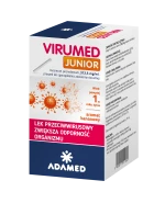 Virumed Junior 312,5 mg/ml, proszek do sporządzania zawiesiny doustnej, aromat bananowy, 60 ml