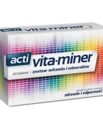 Acti Vita-miner Zestaw witamin i minerałów, 60 tabletek