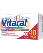 Vitaral, 60 tabletek + 10 tabletek gratis