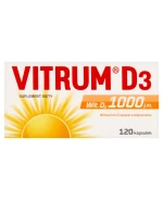 Vitrum D3 1000 j.m.,120 kapsułek