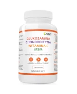 Wish Glukozamina + Chondroityna Wołowa + MSM + Witamina C, 120 kapsułek