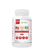 Wish Mg + Zn + B6 ZMA, magnez, cynk, witamina B6, 120 tabletek