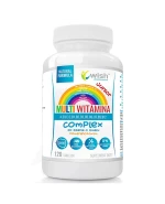 Wish Multiwitamina Complex Junior, smak pomarańczowy, 120 tabletek do ssania