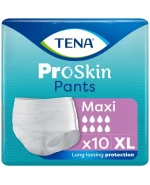 Tena Pants ProSkin, majtki chłonne, rozmiar XL, 120-160 cm, Maxi, 10 sztuk