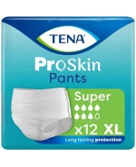 Tena Pants ProSkin, majtki chłonne, rozmiar XL, 120-160 cm, Super, 12 sztuk