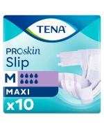 Tena Slip ProSkin, pieluchomajtki, rozmiar M, 73-122 cm, Maxi, 10 sztuk