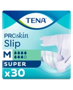 Tena Slip ProSkin, pieluchomajtki, rozmiar M, 73-122 cm, Super, 30 sztuk