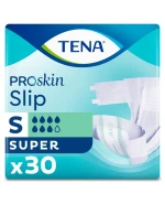 Tena Slip ProSkin, pieluchomajtki, rozmiar S, 56-85 cm, Super, 30 sztuk
