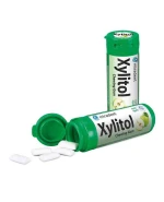 Miradent Xylitol, guma do żucia z ksylitolem, smak jabłkowy, 30 sztuk