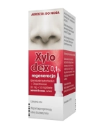 Xylodex 0,1% 0,1 mg + 5 mg, aerozol do nosa, dla dorosłych i dzieci powyżej 6 lat, 10 ml
