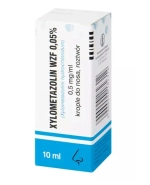 Xylometazolin WZF 0,05%, krople do nosa, roztwór, 10 ml