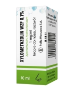 Xylometazolin WZF 0,1% (1 mg/ml), krople do nosa, 10 ml