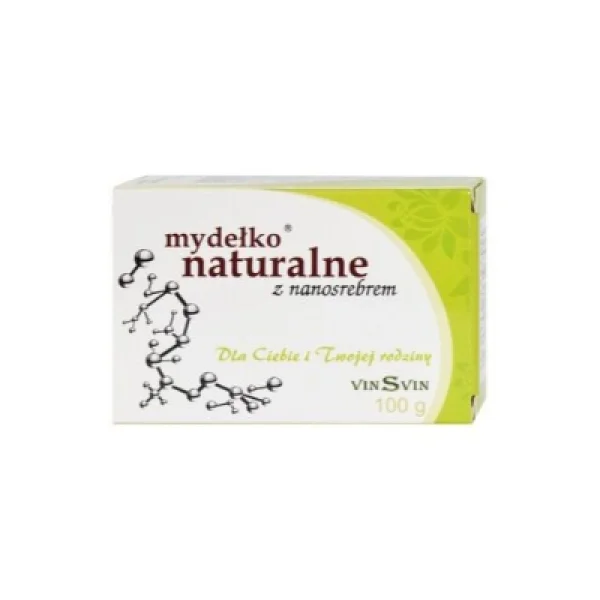 VinSvin, mydełko naturalne z nanosrebrem, 100 g