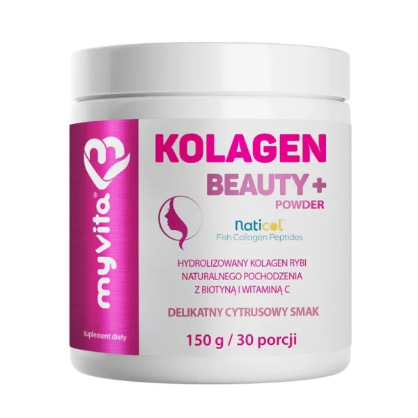 MyVita Kolagen Beauty+, smak cytrusowy, 150 g