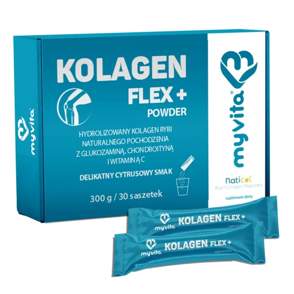 MyVita Kolagen Flex+, smak cytrusowy, 10 g x 30 saszetek