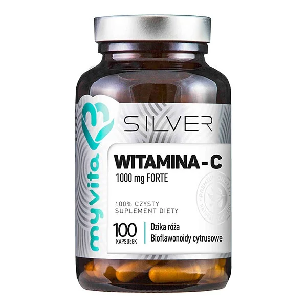 MyVita Silver Witamina-C 1000 mg Forte, 100 kapsułek