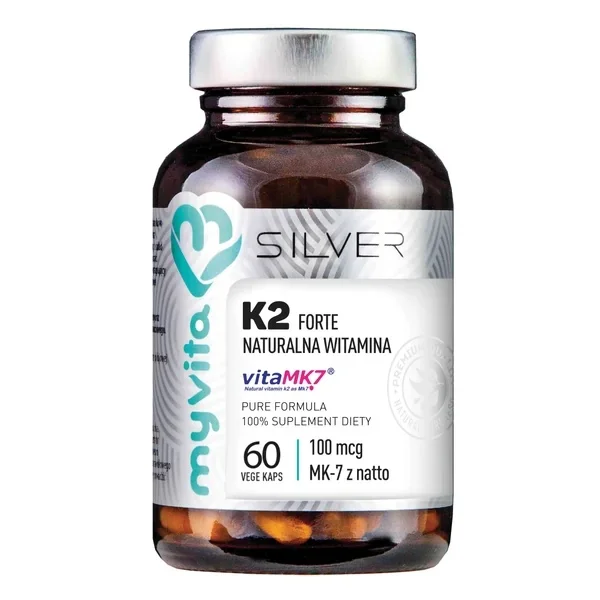 MyVita Silver Forte Witamina K2 100 mcg, 60 kapsułek