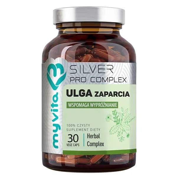 MyVita Silver Pro Complex Ulga Zaparcia, 30 kapsułek vege