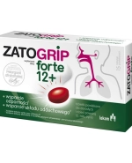 Zatogrip Forte 12+, dla dzieci i dorosłych, 15 tabletek powlekanych