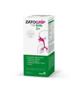 Zatogrip Kids 3+, syrop o smaku malinowym, 120 ml