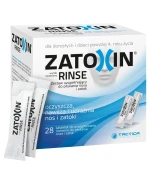 Zatoxin Rinse, zestaw uzupełniający do płukania nosa i zatok dla dorosłych i dzieci powyżej 4 roku, 3,2 g x 28 saszetek