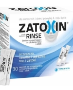 Zatoxin Rinse, zestaw do płukania nosa i zatok dla dorosłych i dzieci powyżej 4 roku, 3,2 g x 30 saszetek