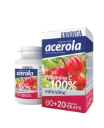 Grinovita Acerola Witamina C, 100 tabletek do ssania